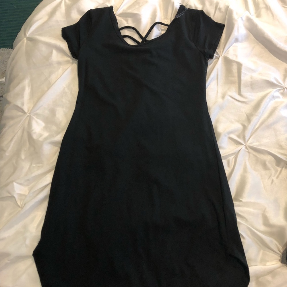 Lace up dress